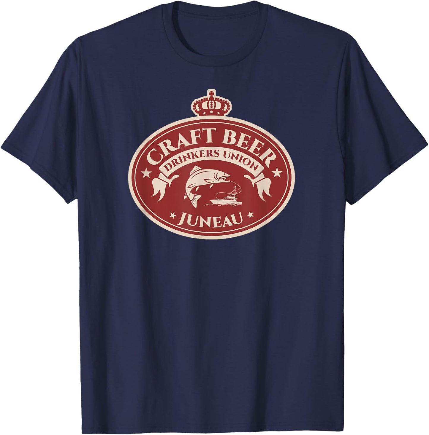 Craft Beer Lovers Juneau Alaska T-Shirt - T-Shirt | Navy