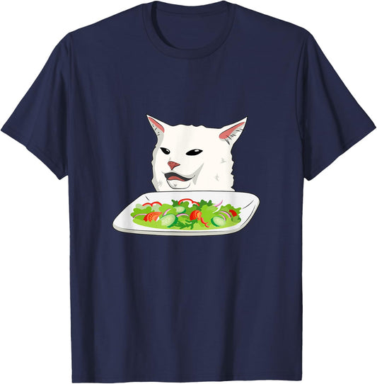 SMUDGE THE CAT - MEME Men Women Kids T-Shirt - T-Shirt | Navy
