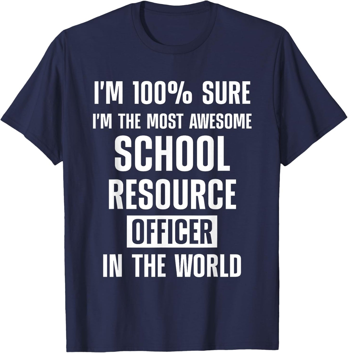 School Resource Officer SRO T-Shirt - T-Shirt | Navy