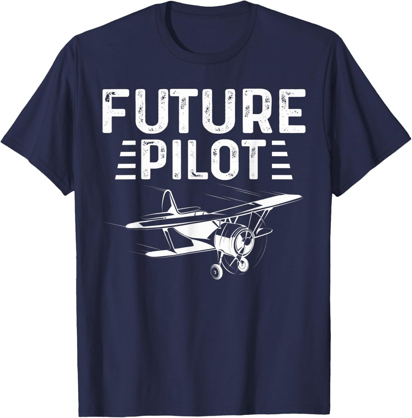 Air Force Future Pilot A Legendary Pilot Funny Airplane T-Shirt - T-Shirt | Navy