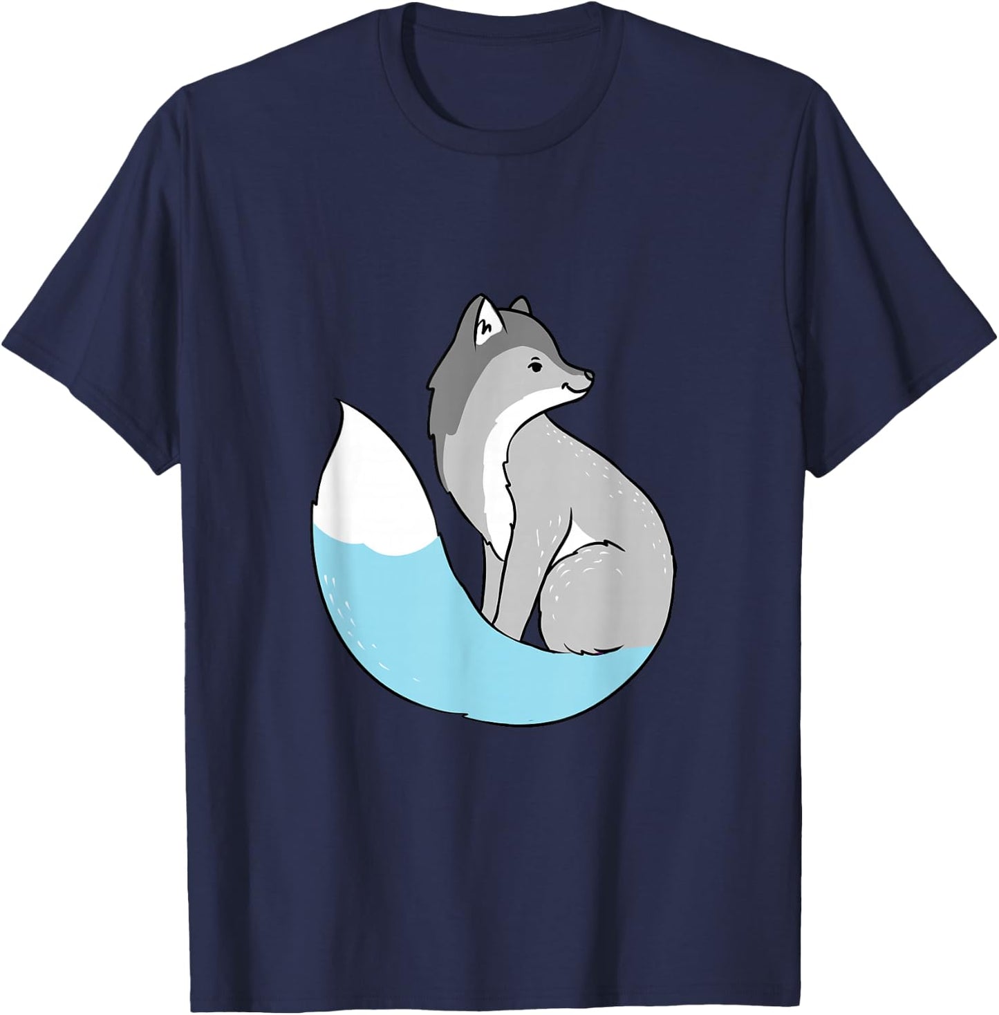 Demiboy Fox Demiboy Pride T-Shirt - T-Shirt | Navy