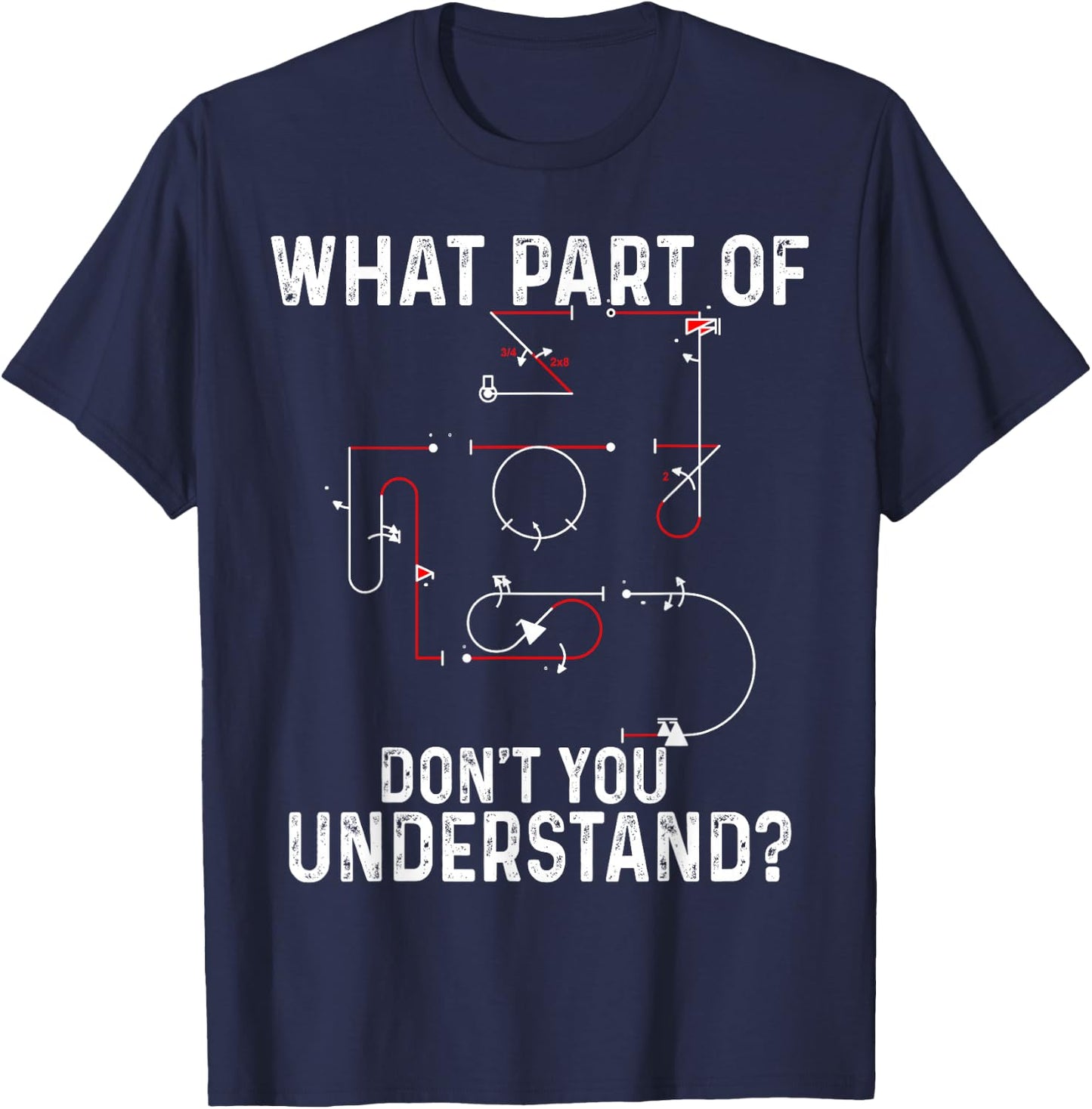 What Part Of Don't You Understand Aerobatic Aresti Figures T-Shirt - T-Shirt | Navy