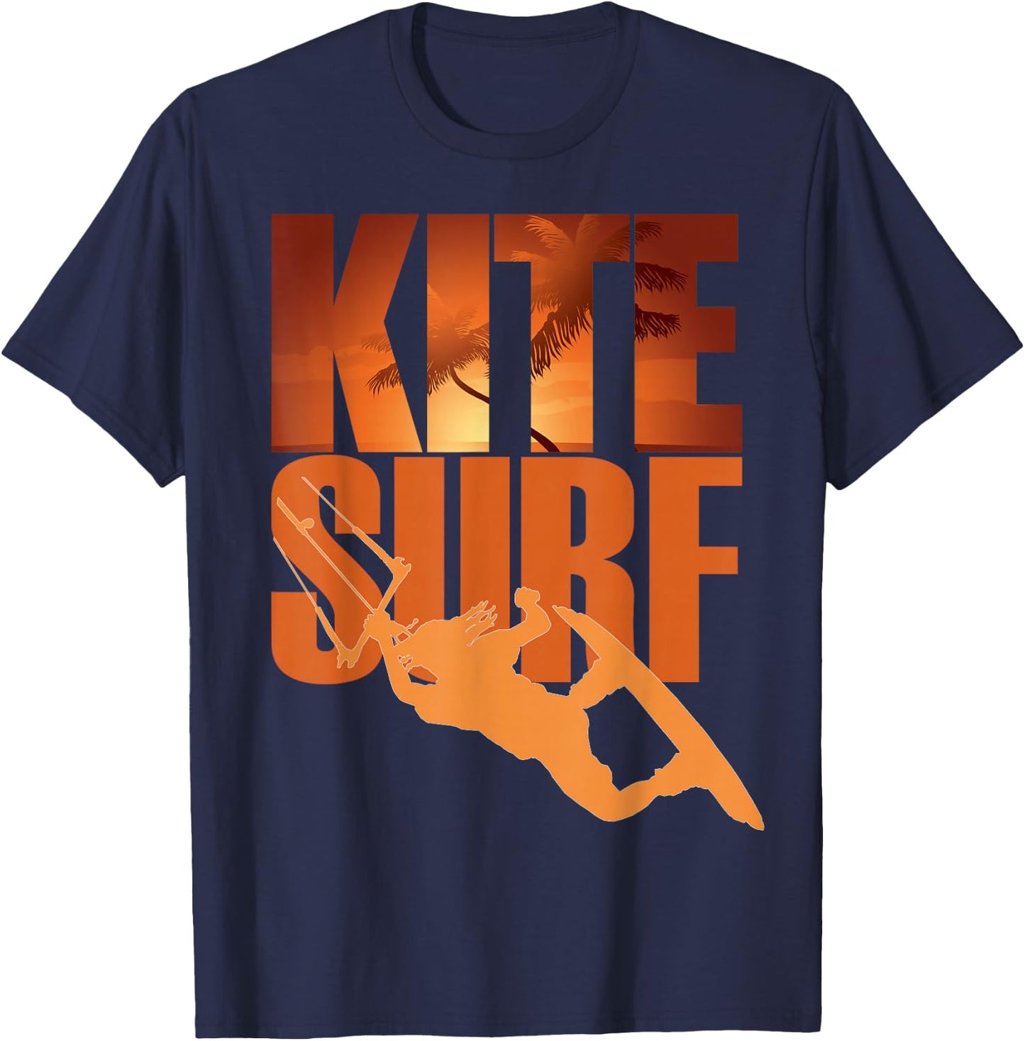 Kiteboarding Kitesurf Kiteboard Beach ks T-Shirt - T-Shirt | Navy