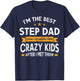 Stepdad Stepdaddy Stepfather T-Shirt - T-Shirt | Navy