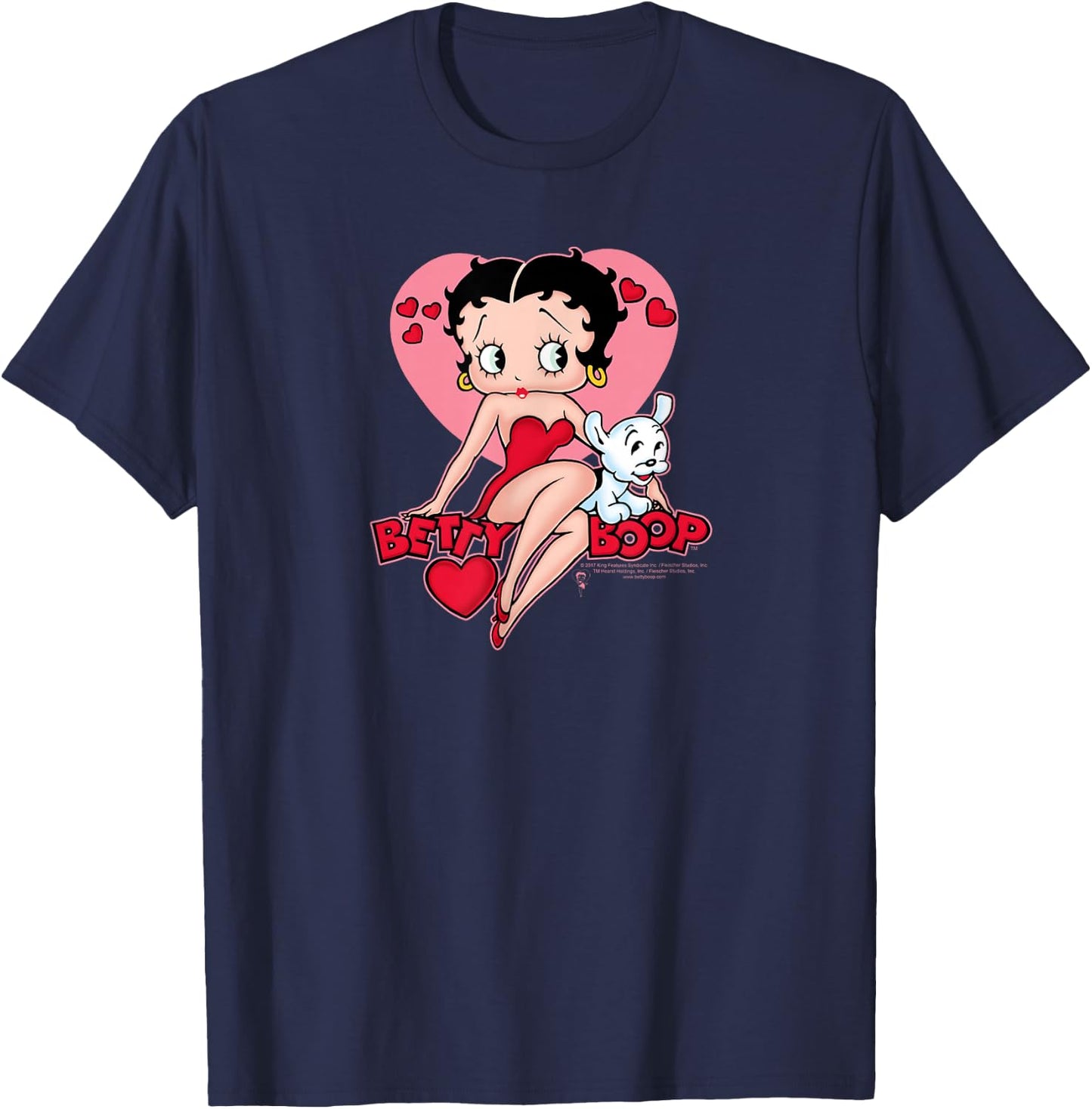 Betty Boop Sweetheart T-Shirt - T-Shirt | Navy