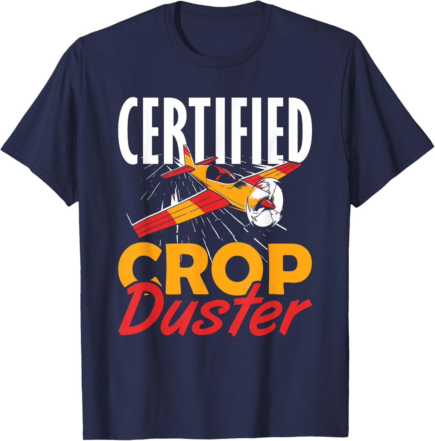 Certified Crop Duster T-Shirt - T-Shirt | Navy