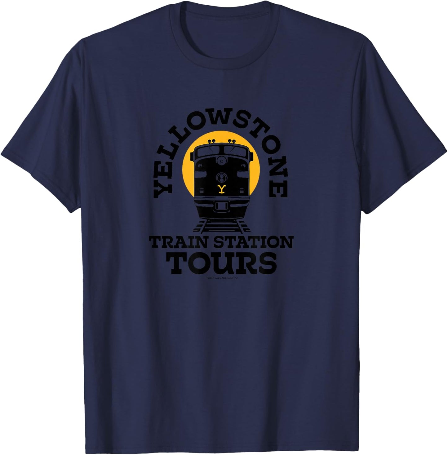 Yellowstone - Train Station Tours T-Shirt - T-Shirt | Navy