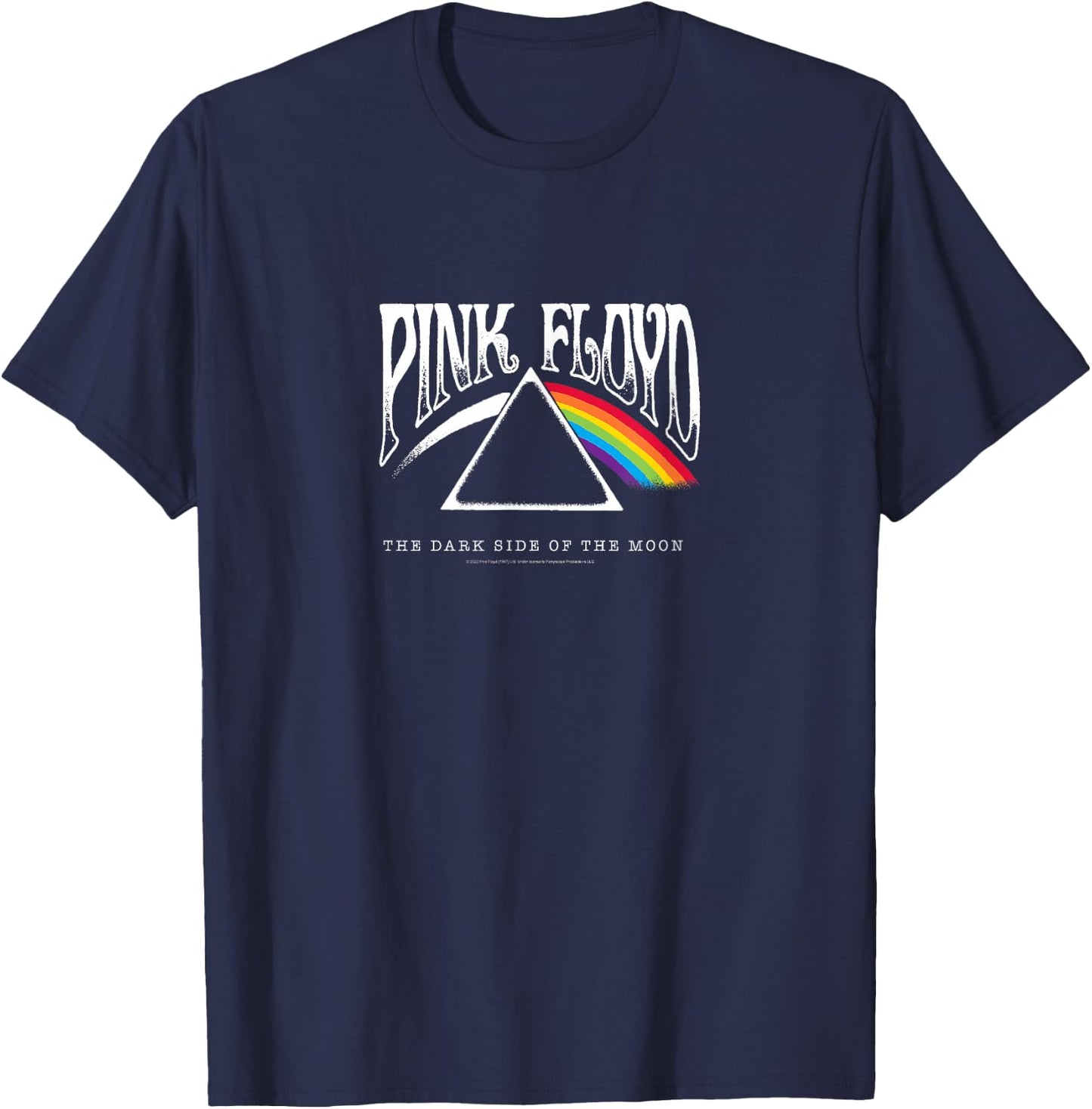 Pink Floyd - The Dark Side of the Moon Prism T-Shirt - T-Shirt | Navy