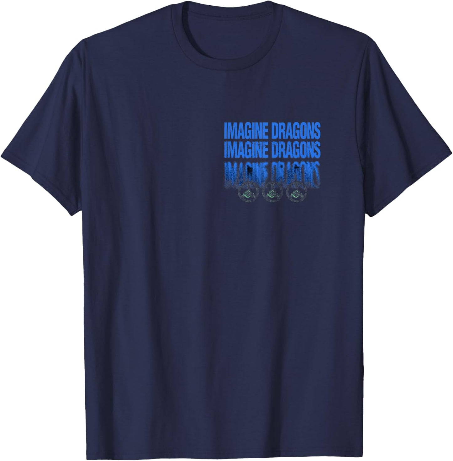 Official Imagine Dragons Exclusive Peace T-Shirt - T-Shirt | Navy