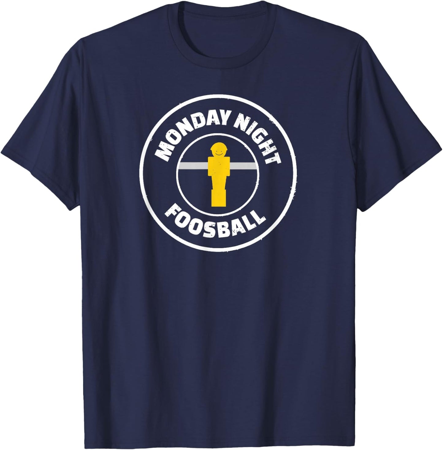 Funny Football Parody Monday Night Foosball T-Shirt - T-Shirt | Navy