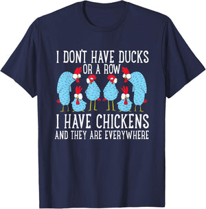 Funny Chicken Lover Graphic Women Men Chicken Farmer T-Shirt - T-Shirt | Navy