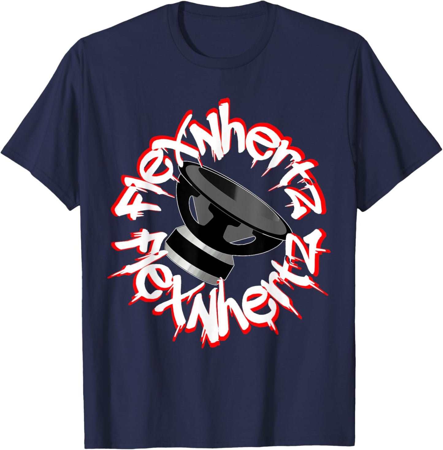 FlexNhertz car audio spl T-Shirt - T-Shirt | Navy