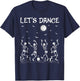 Funny Let's Dance Skeletons Dance Halloween T-Shirt - T-Shirt | Navy