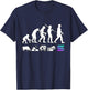 Solana Evolution of Money | The Solana Crypto T-Shirt - T-Shirt | Navy