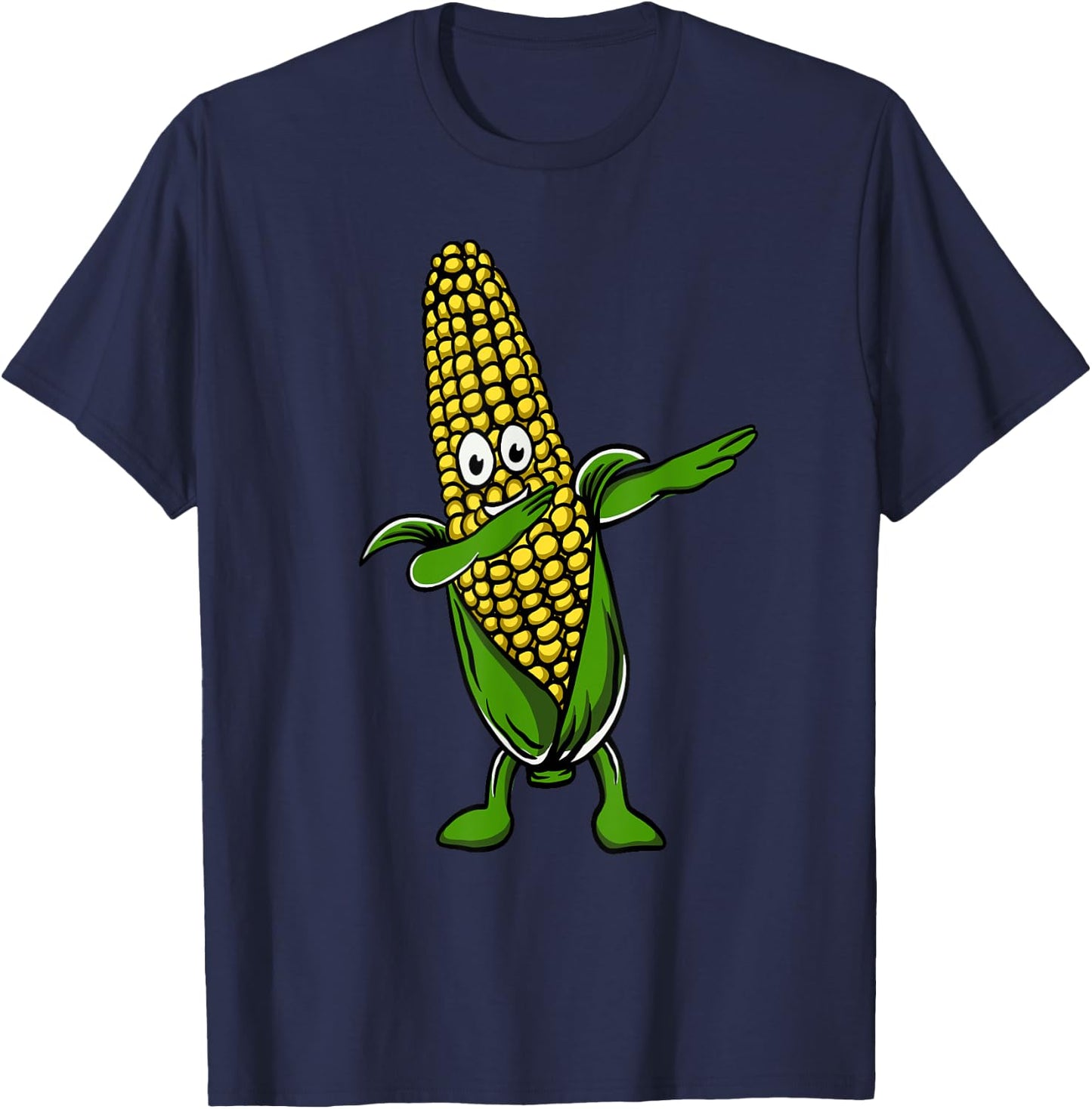 Cute Corn Art Women Farmer Corn On The Cob Farming T-Shirt - T-Shirt | Navy