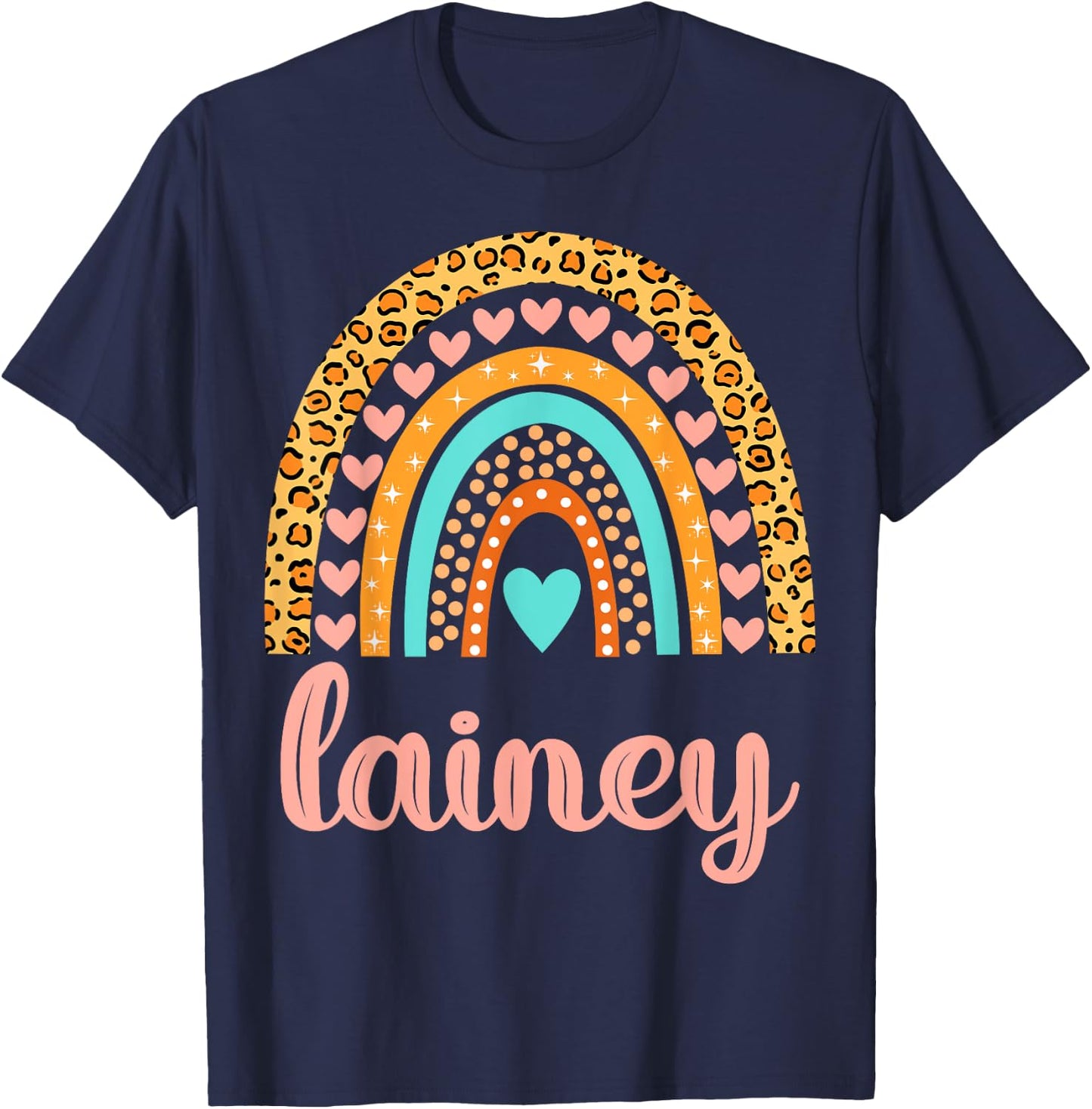 Lainey Lainey Name Birthday Shirt Gift T-Shirt - T-Shirt | Navy