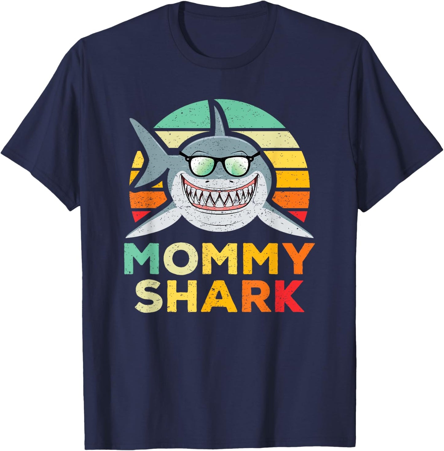 Mommy Shark T-Shirt - T-Shirt | Navy