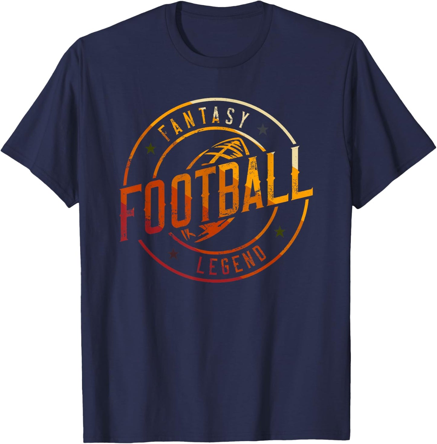 I Am A Fantasy Football Legend | Retro Fantasy Football T-Shirt - T-Shirt | Navy