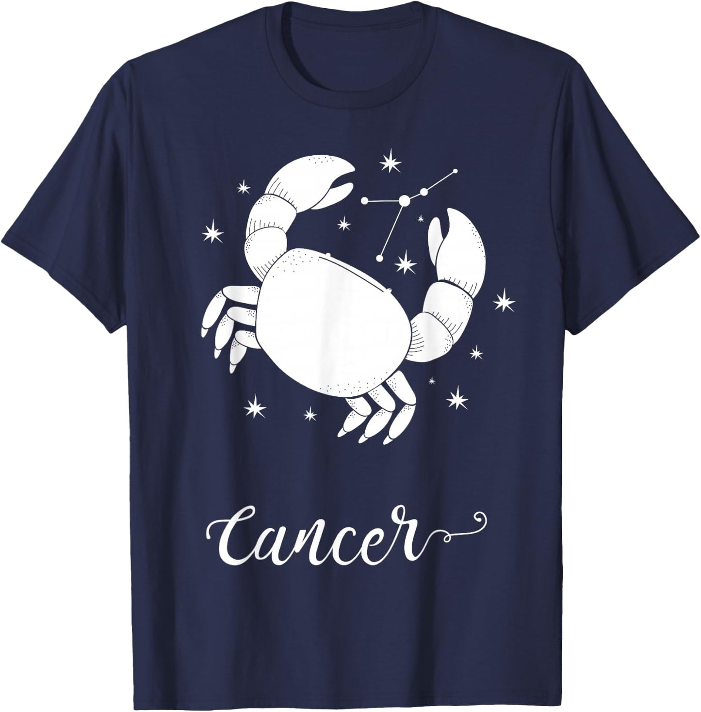 Cancer Zodiac Sign Zodiac Sign T-Shirt - T-Shirt | Navy