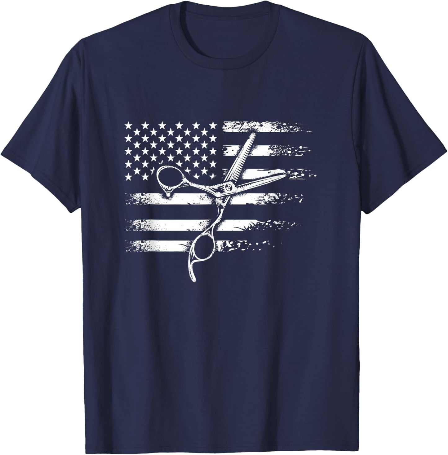 Barber Barbershop - Hairdresser Hairstylist T-Shirt - T-Shirt | Navy