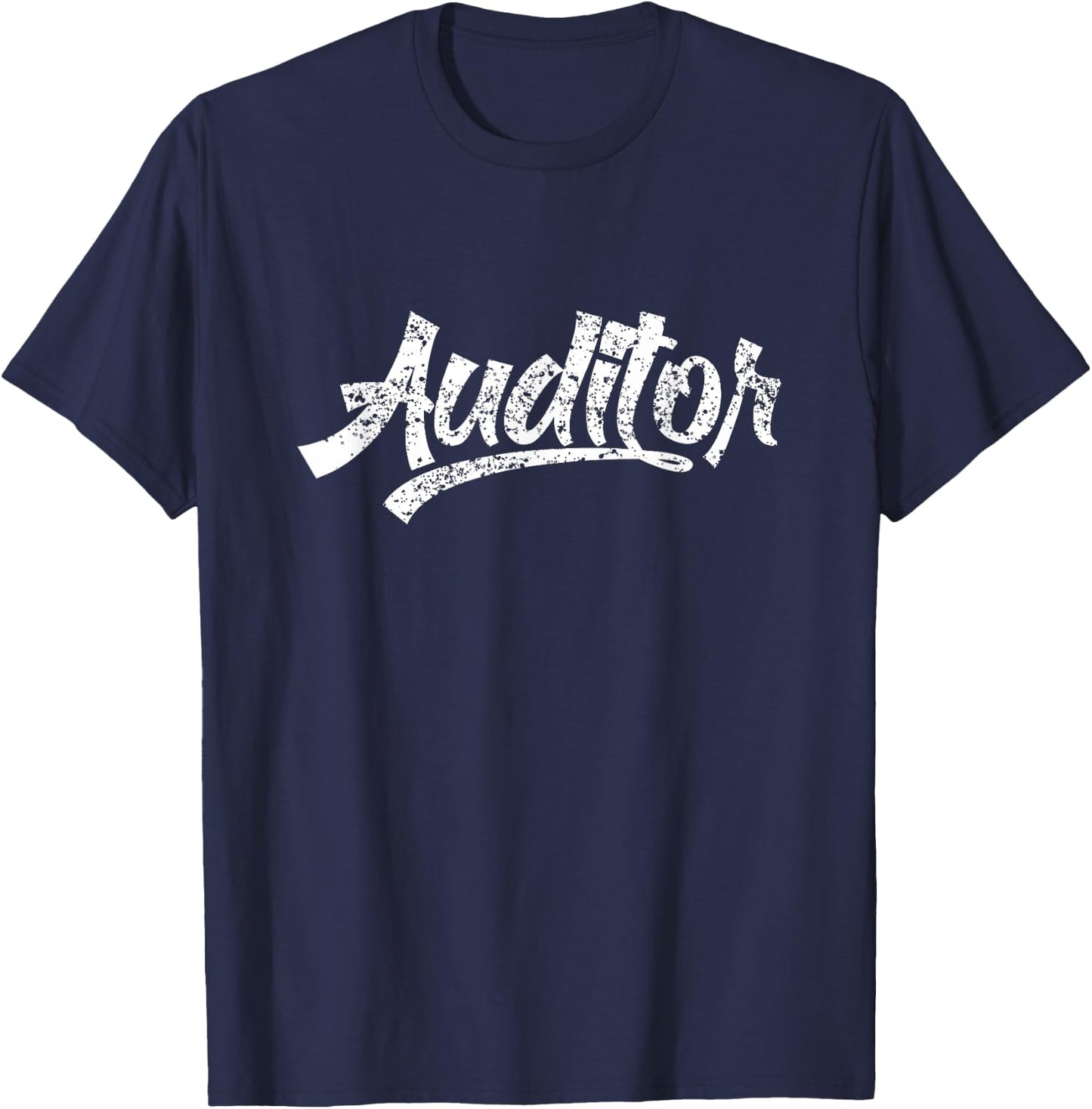 Auditor Audit Accounting Accountant Bookkeeper T-Shirt - T-Shirt | Navy