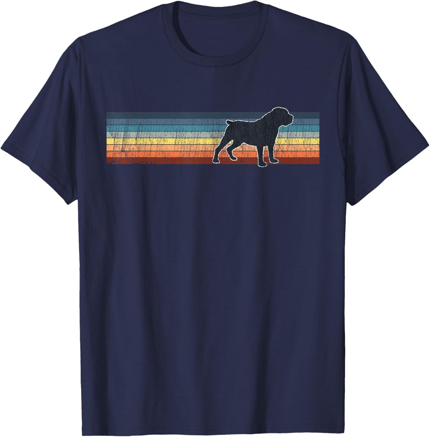 Boerboel Vintage Pet Lover Dog Mom Dad Women T-Shirt - T-Shirt | Navy