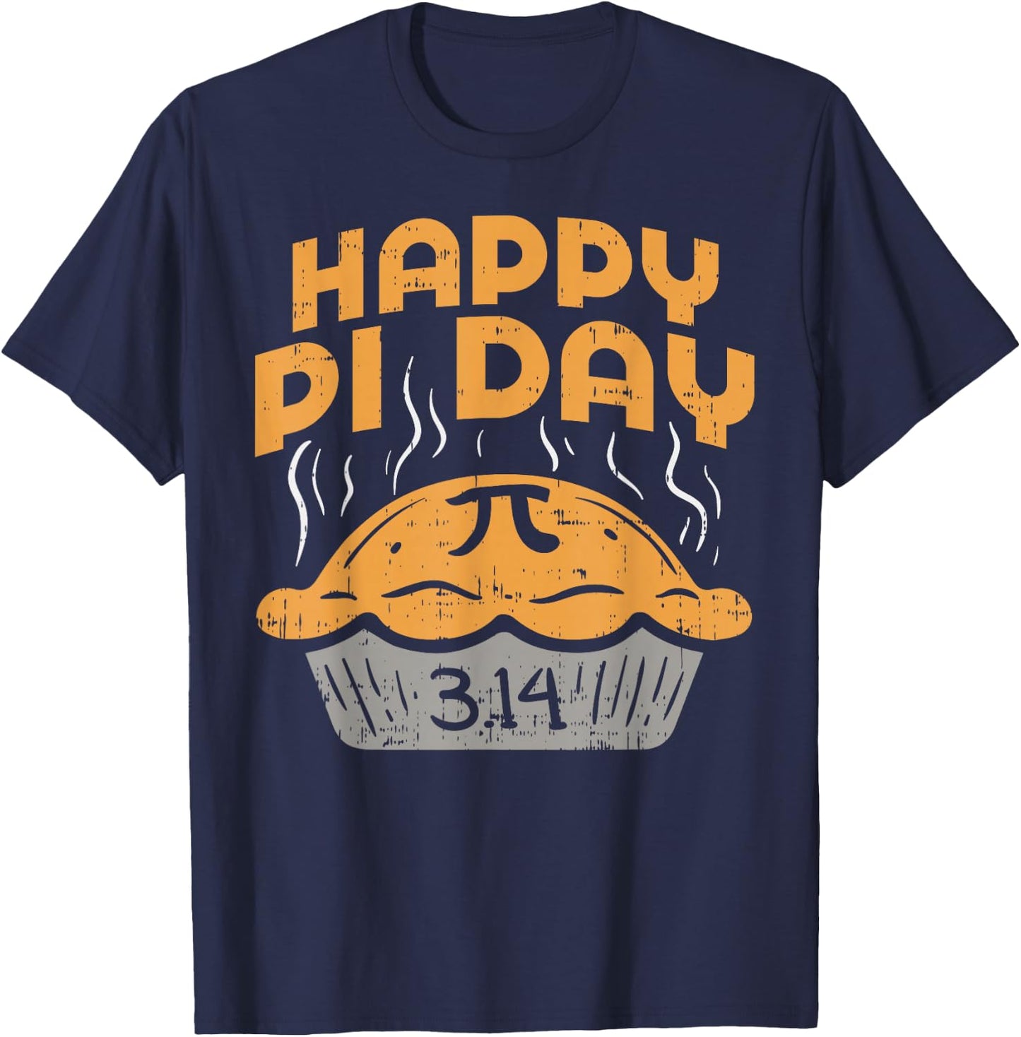 Happy Pi Day Shirt Pie 3.14 Math Lover Geek Student T-Shirt - T-Shirt | Navy