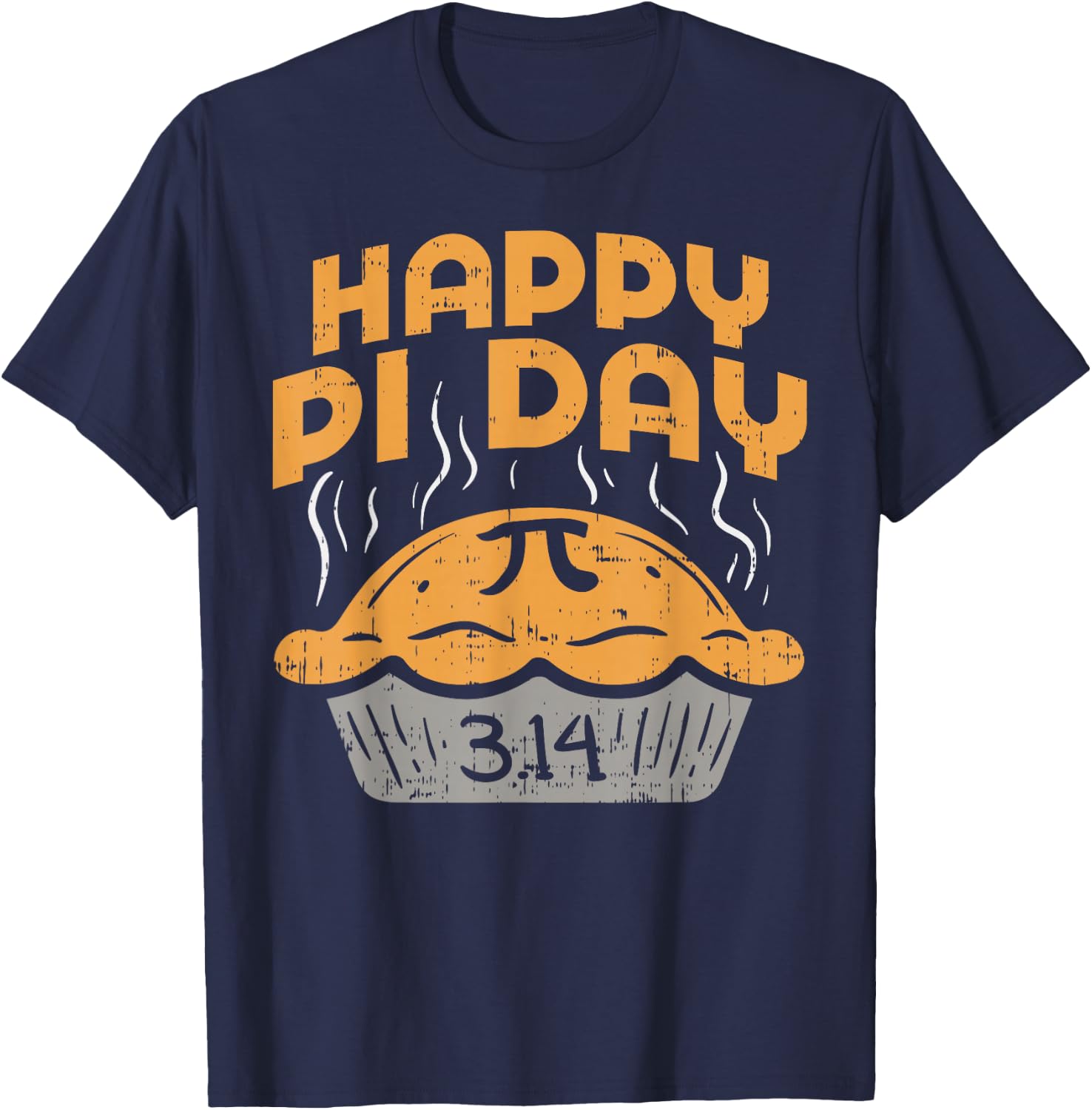 Happy Pi Day Shirt Pie 3.14 Math Lover Geek Student T-Shirt - T-Shirt | Navy