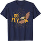 Land Before Time Petrie Is So Fly T-Shirt - T-Shirt | Navy