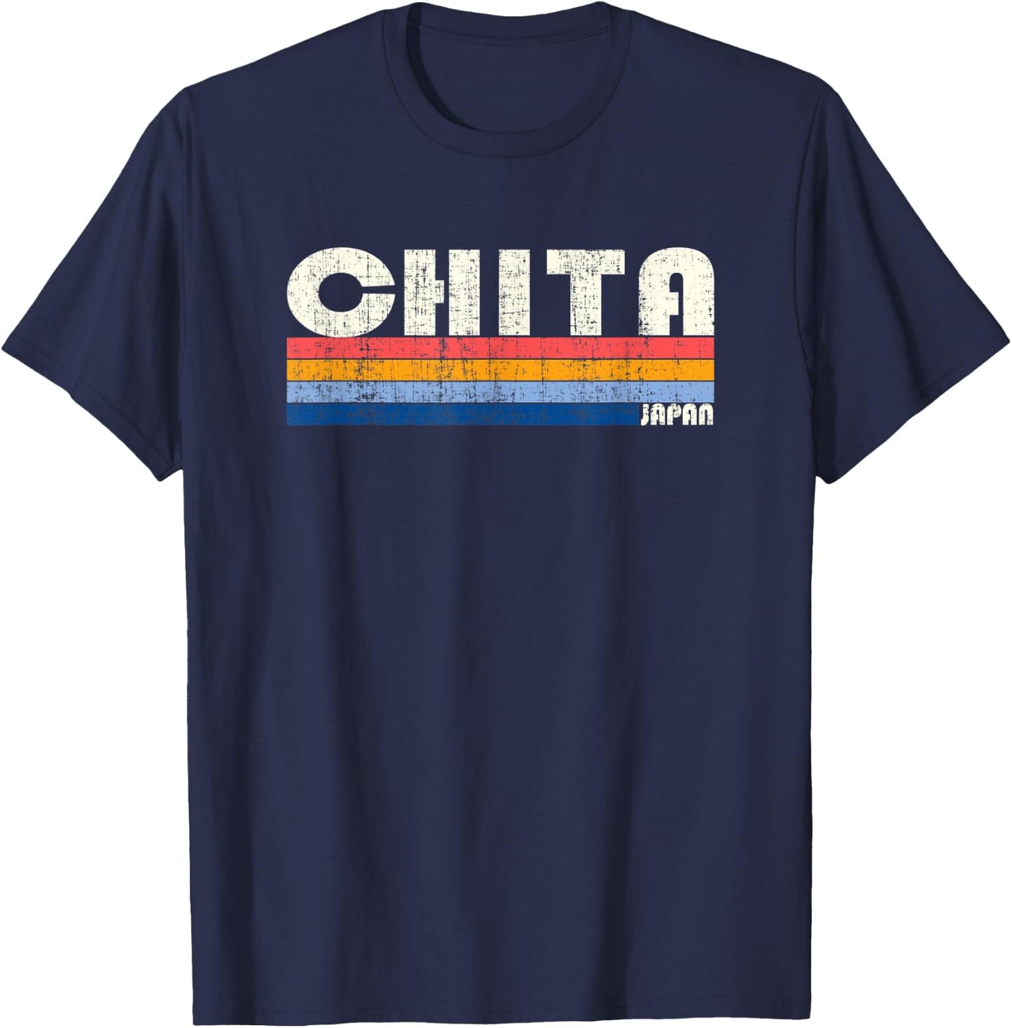 Retro Vintage 70s 80s Style Chita, Japan T-Shirt - T-Shirt | Navy