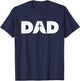 Dad Aviator Aviation Flying Aircraft Lover Airline Pilot T-Shirt - T-Shirt | Navy