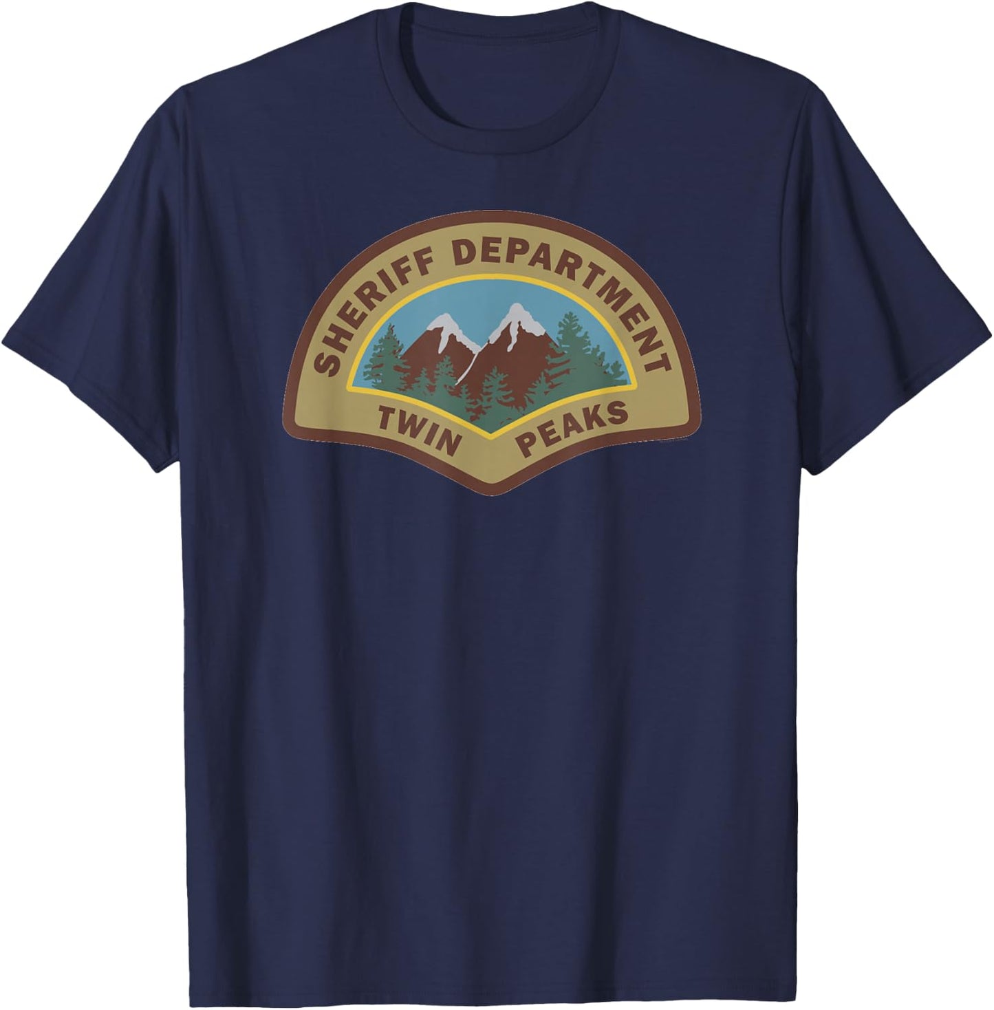Twin Peaks - Sheriff T-Shirt - T-Shirt | Navy