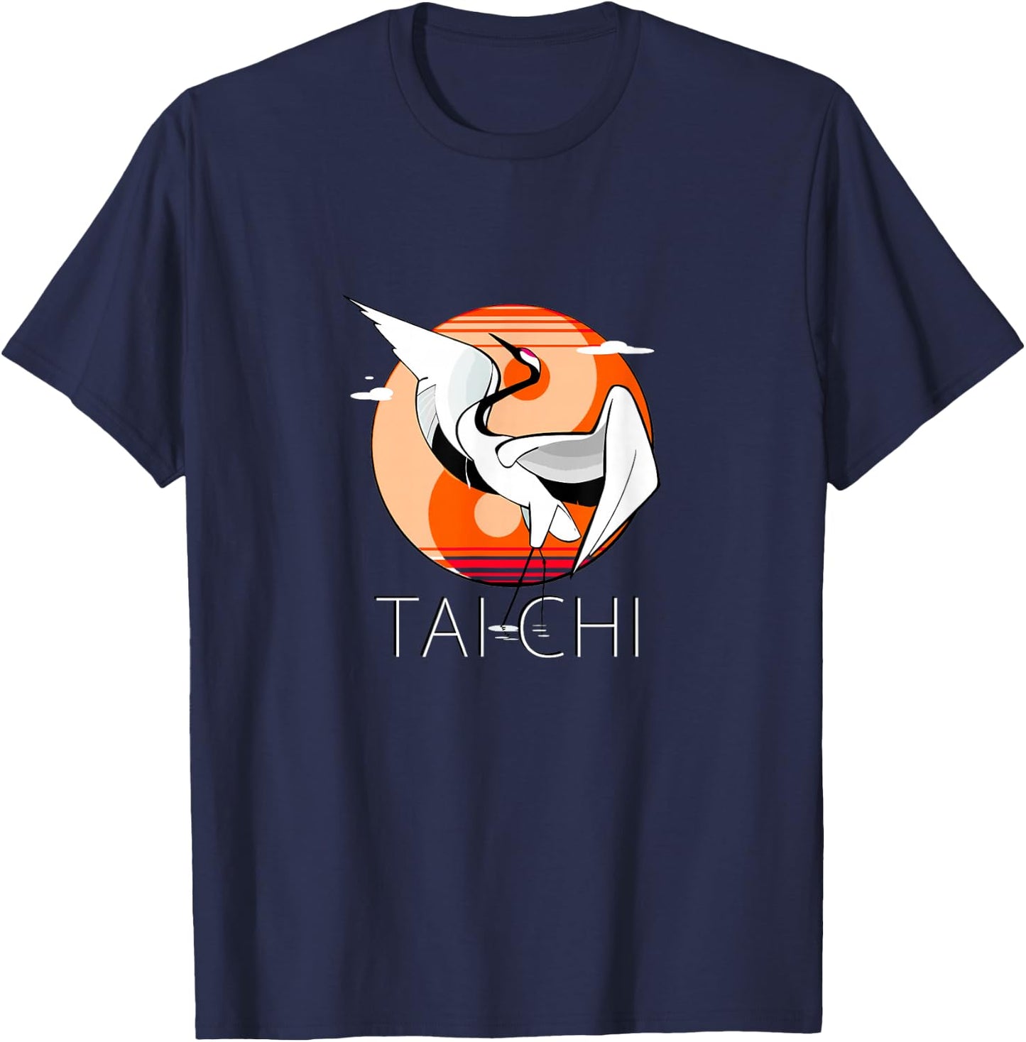 Tai Chi - Yin Yang, Elegance T-Shirt - T-Shirt | Navy