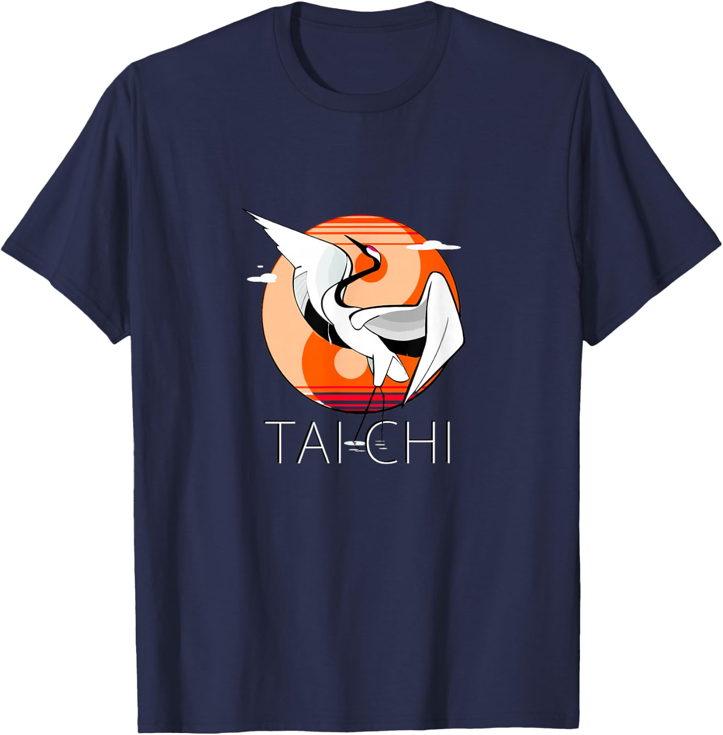 Tai Chi - Yin Yang, Elegance T-Shirt - T-Shirt | Navy