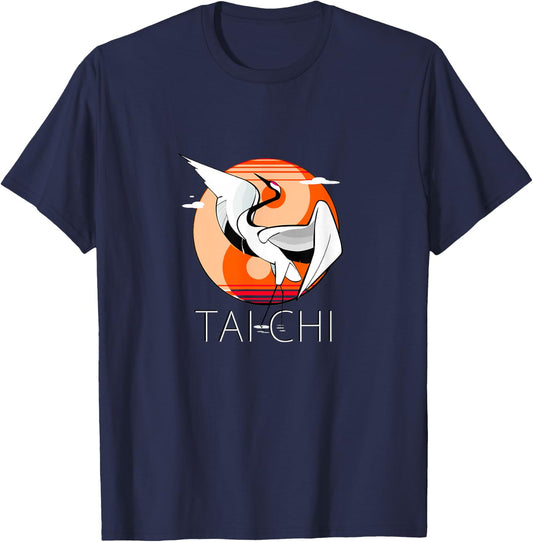 Tai Chi - Yin Yang, Elegance T-Shirt - T-Shirt | Navy