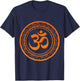 Om Ohm Aum Buddhism Symbol Yoga Sanskrit T-Shirt - T-Shirt | Navy