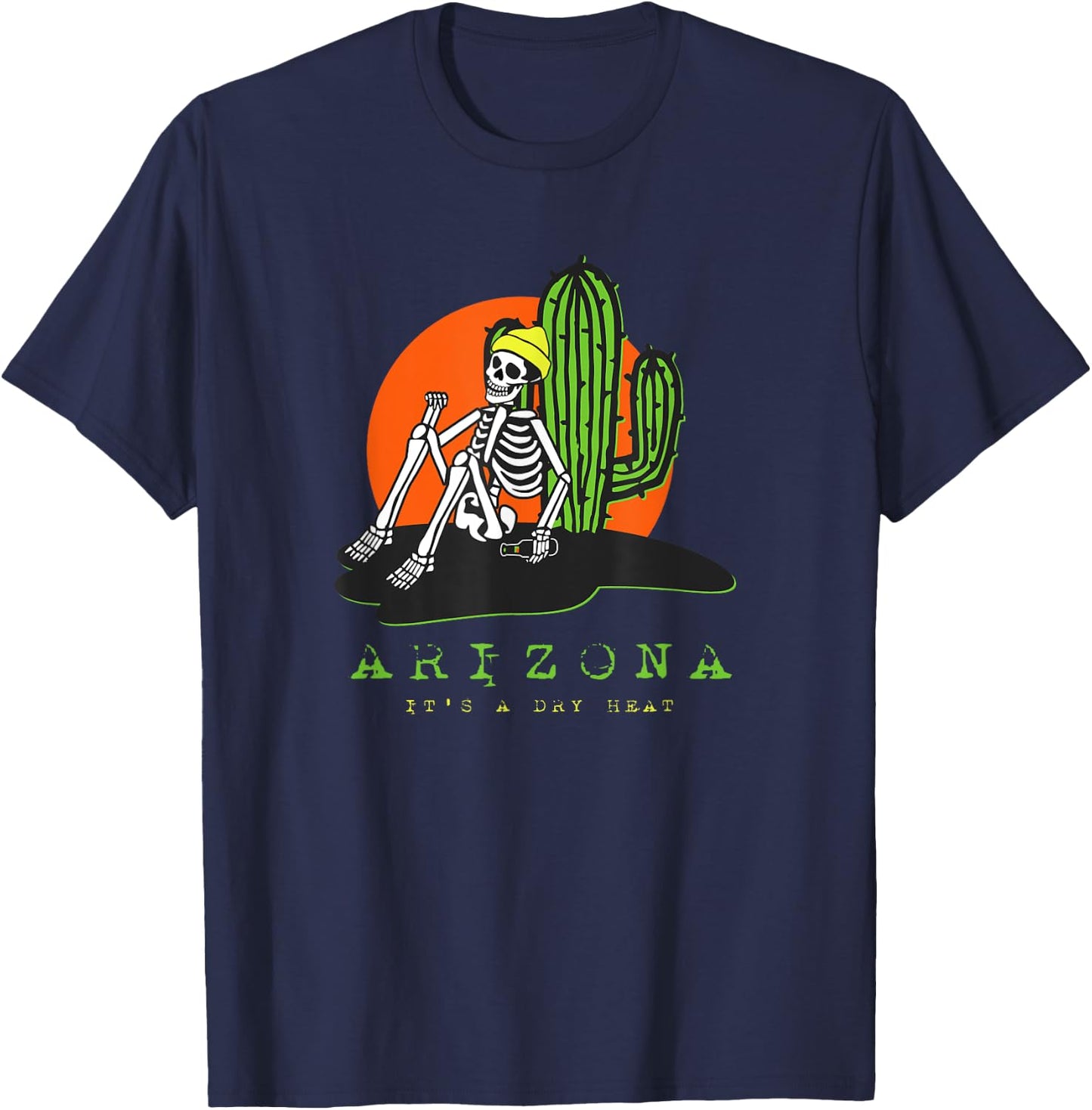 Arizona Skeleton Souvenir T-Shirt - T-Shirt | Navy