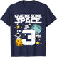 Kids 3 Year Old Outer Space Birthday Planets Astronaut 3rd Gift T-Shirt - T-Shirt | Navy