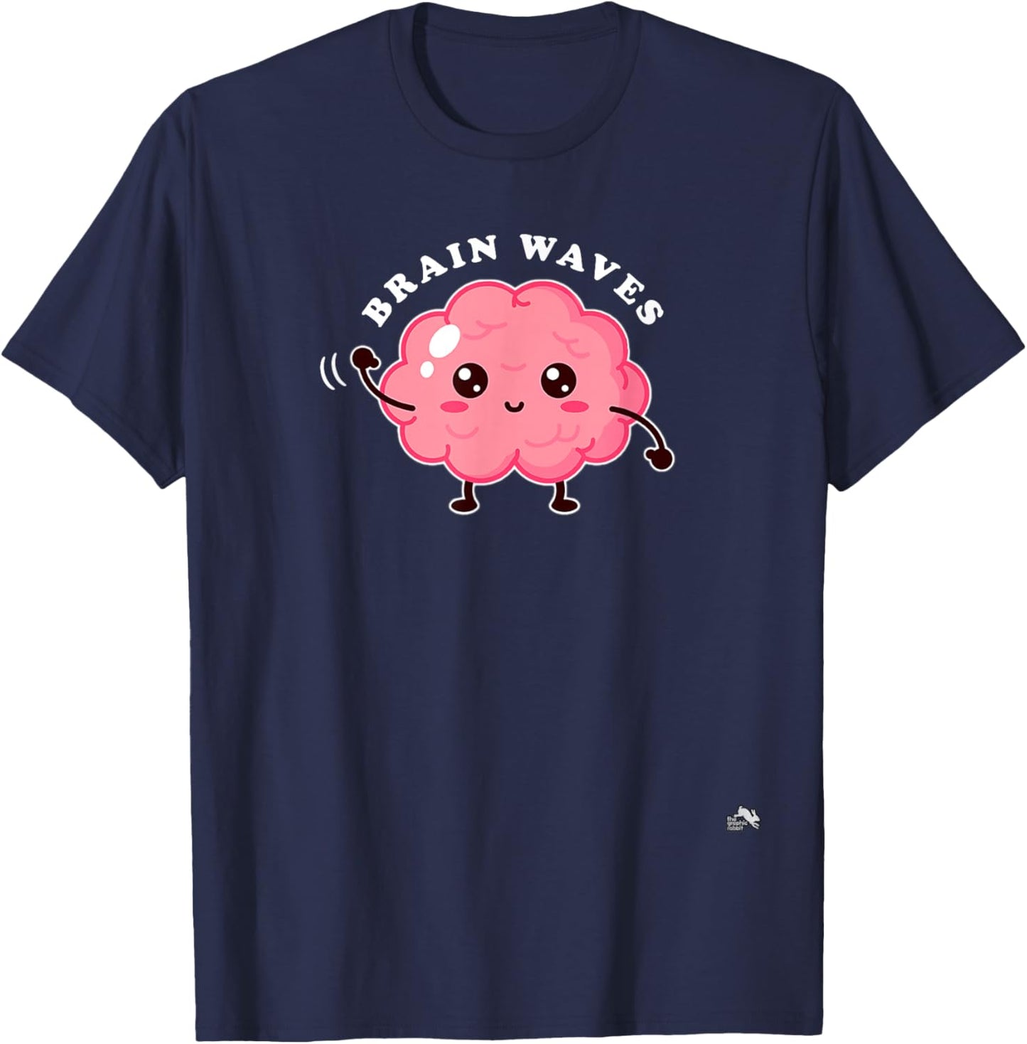 Brain Waves - Neurology Surgical Technologist - Scrub Tech T-Shirt - T-Shirt | Navy
