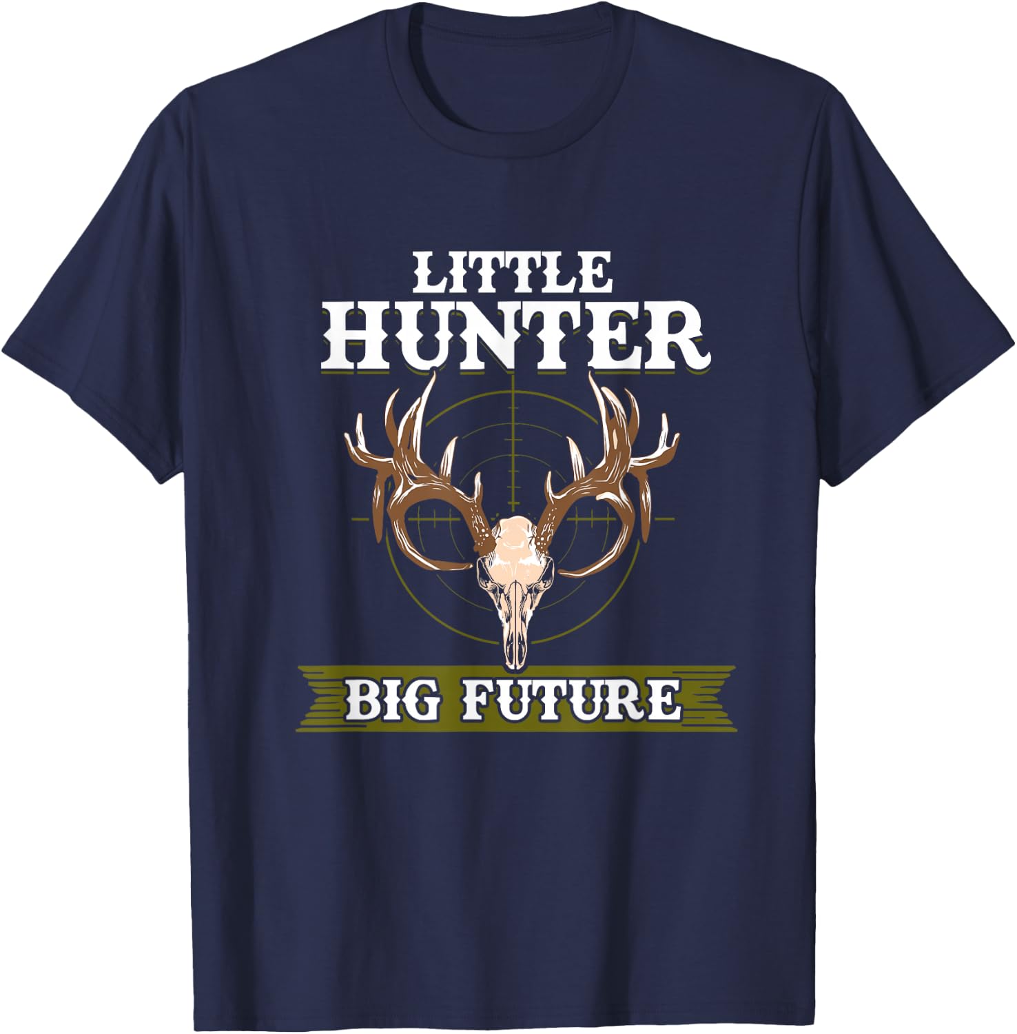 Kids Hunting Little Deer Hunter T Shirt Gift T-Shirt - T-Shirt | Navy
