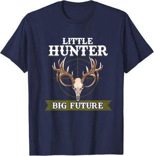 Kids Hunting Little Deer Hunter T Shirt Gift T-Shirt - T-Shirt | Navy