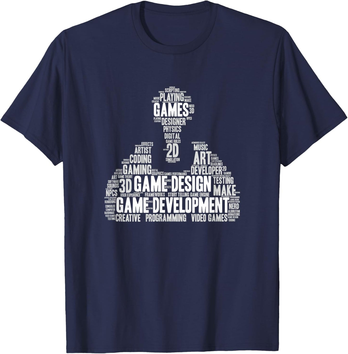 Game Designer Video Game Development T-Shirt - T-Shirt | Navy