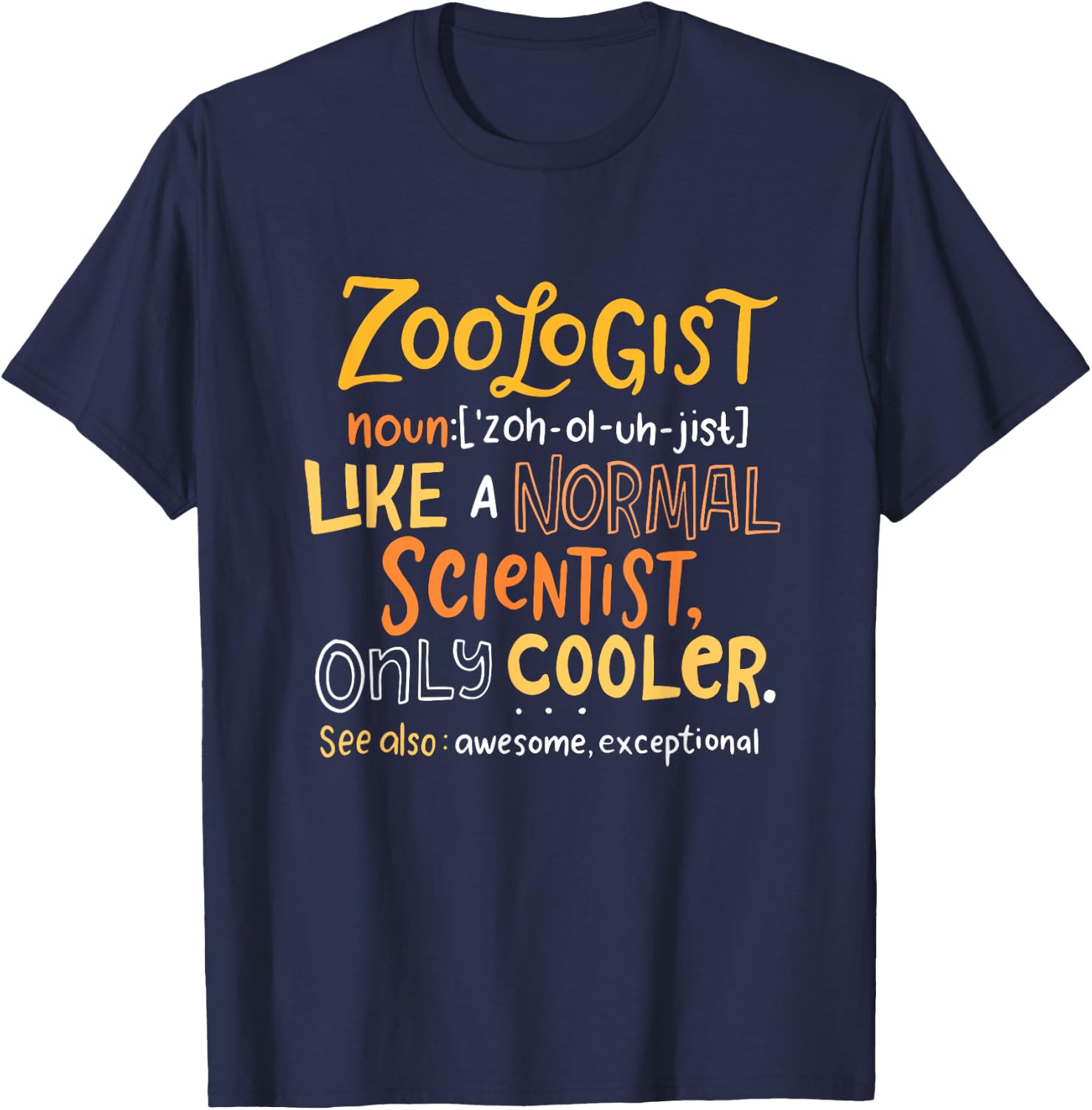 Retro Funny Nerdy Science & Study Designs -Adults Black Small Classic Fit Short Sleeve T-Shirt - T-Shirt | Navy