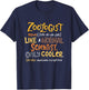 Retro Funny Nerdy Science & Study Designs -Adults Black Small Classic Fit Short Sleeve T-Shirt - T-Shirt | Navy