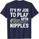 Funny Plumber Art Women Steamfitter Plumbing Tools T-Shirt - T-Shirt | Navy
