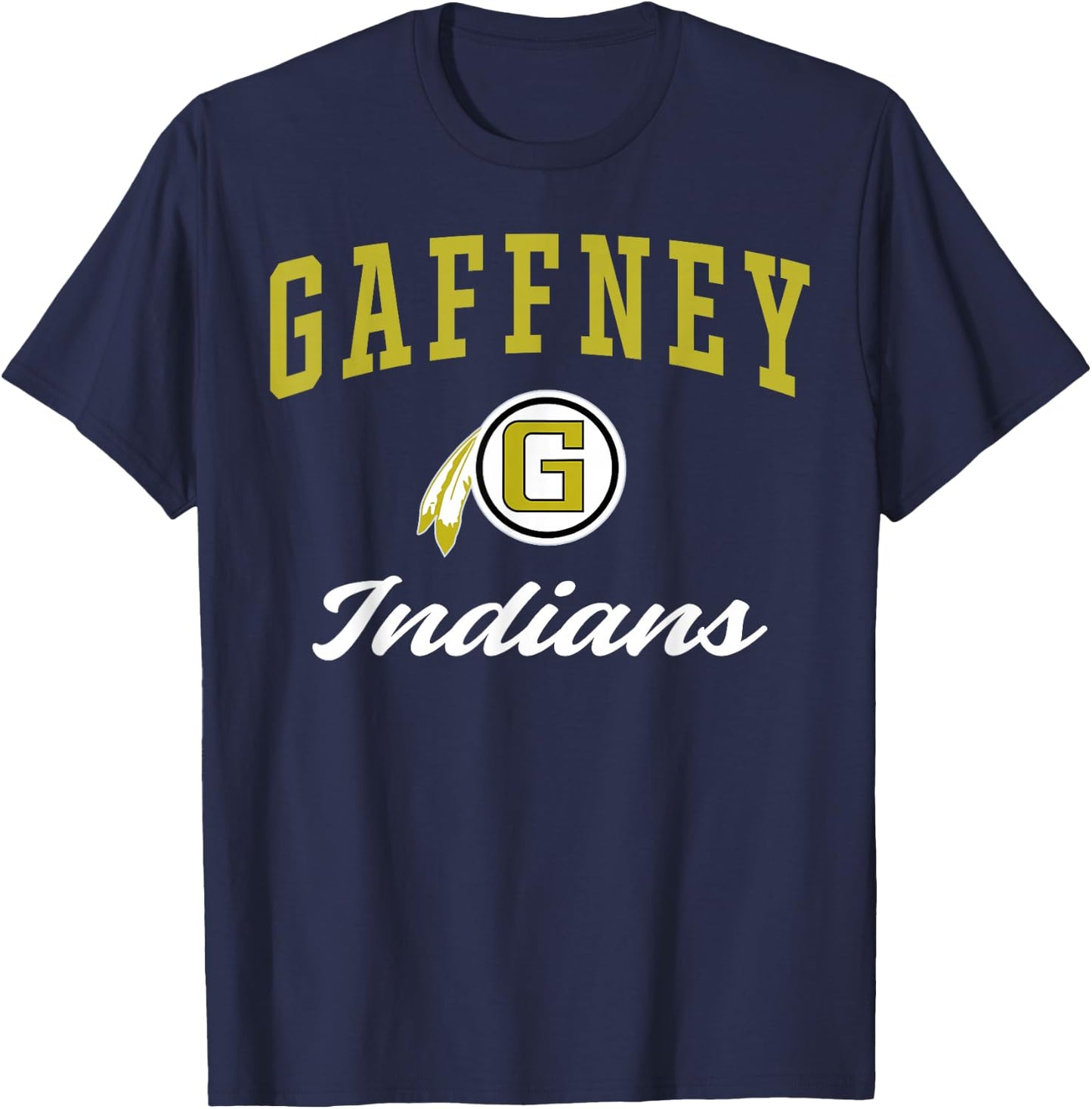 Gaffney High School Indians C3 T-Shirt - T-Shirt | Navy