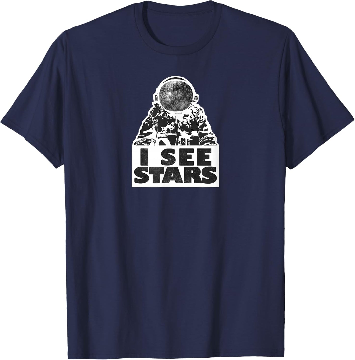 I See Stars Astronaut T-Shirt - T-Shirt | Navy