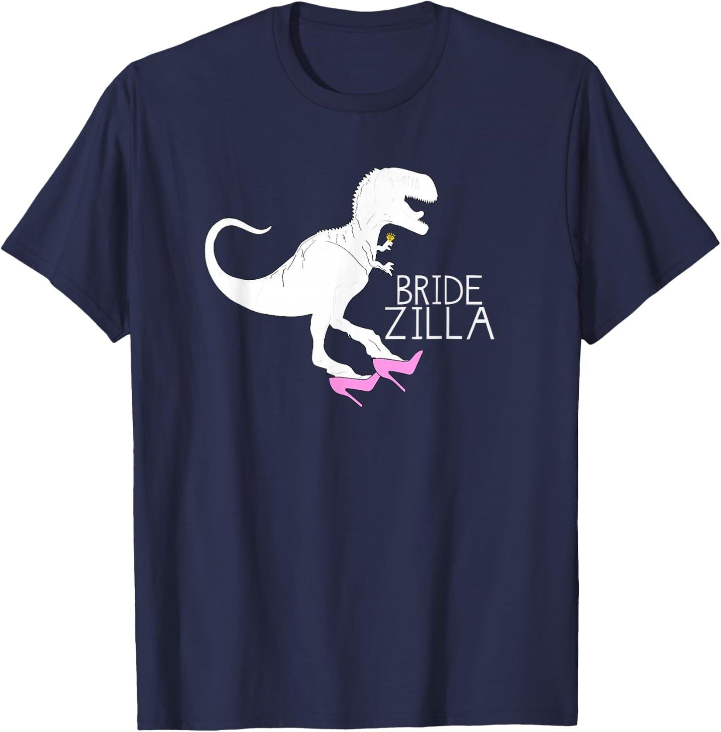 BRIDEZILLA Shirt | Funny Wife To Be Bridal Party Gift T-Shirt - T-Shirt | Navy