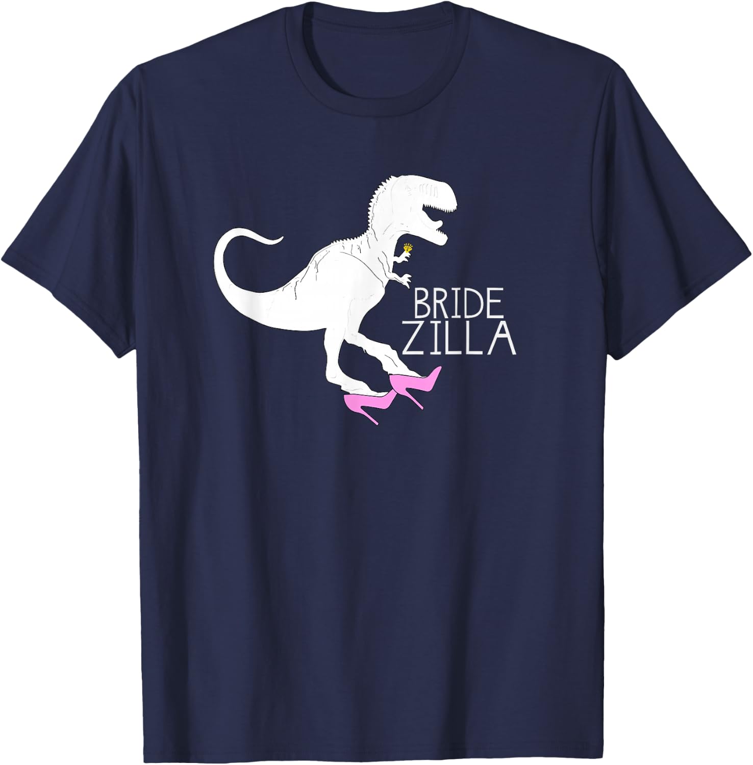 BRIDEZILLA Shirt | Funny Wife To Be Bridal Party Gift T-Shirt - T-Shirt | Navy