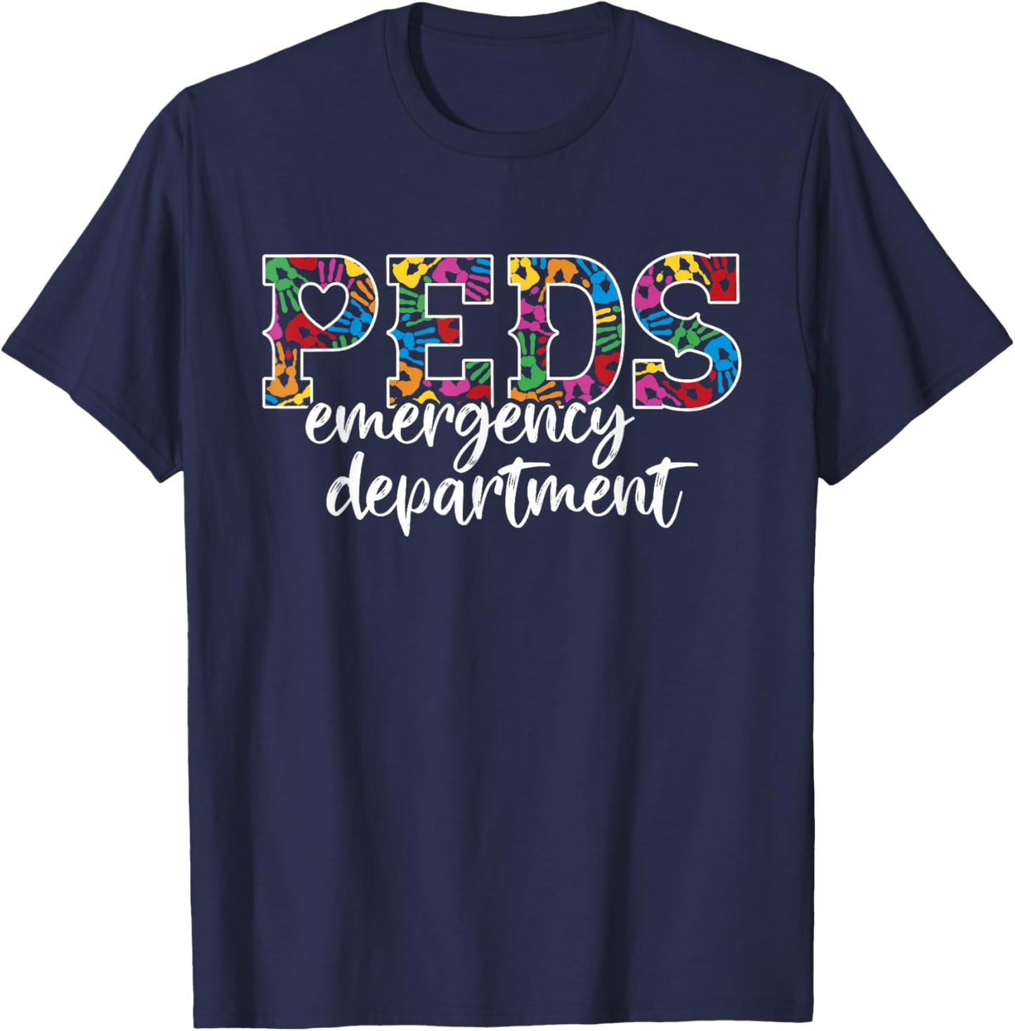 PEDS Emergency Department Doctor - RN ER Pediatric ED Nurse T-Shirt - T-Shirt | Navy
